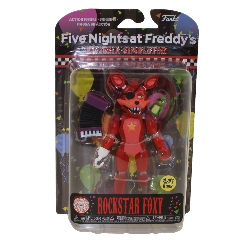 Funko Action Figure - Five Nights at Freddy's Pizzeria Simulator S2 - ROCKSTAR FOXY (Glow)