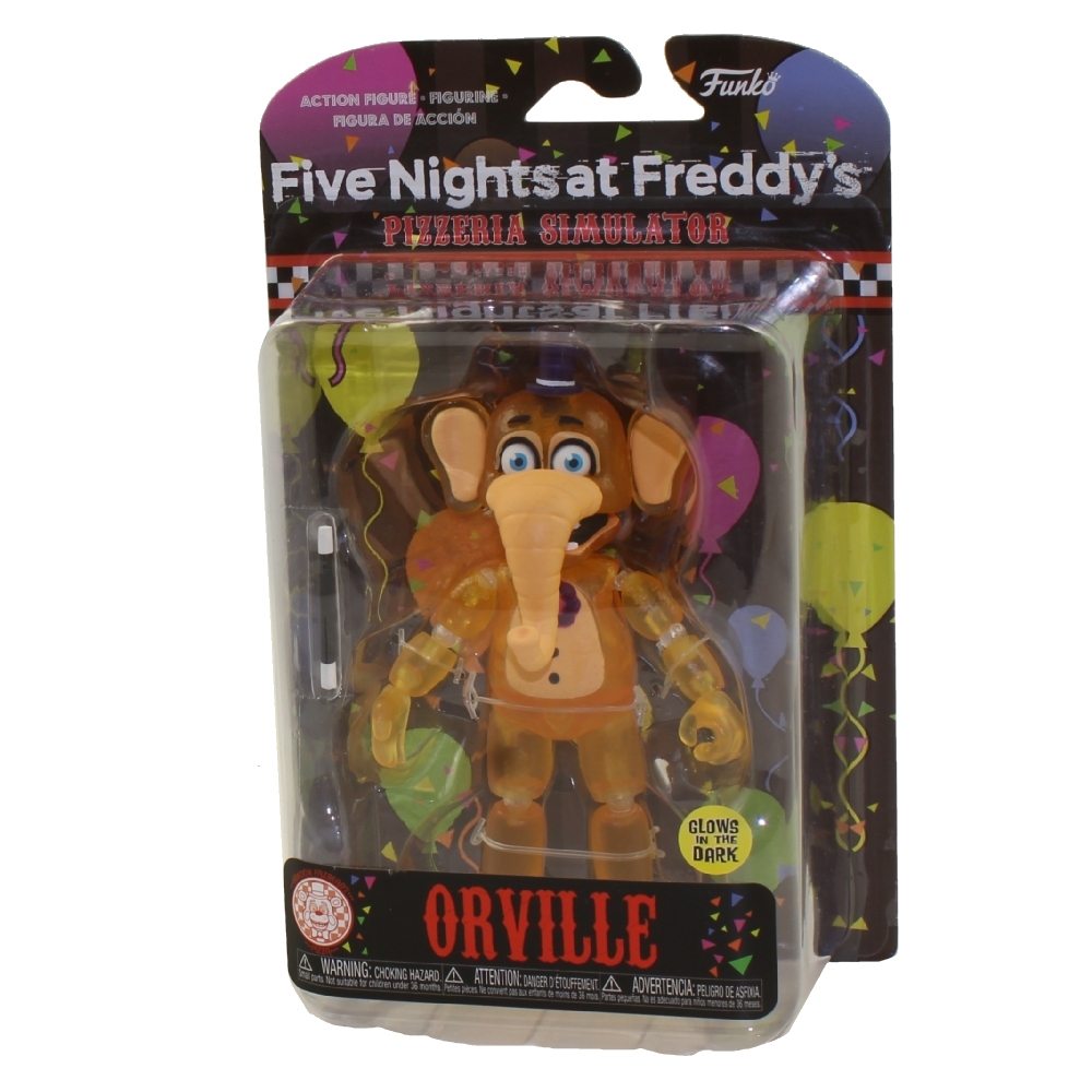 Funko Action Figure - Five Nights at Freddy's Pizzeria Simulator S2 - ORVILLE ELEPHANT (Glow)