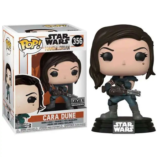 Funko POP! Star Wars The Mandalorian Vinyl Bobble Figure - CARA DUNE #356 *Exclusive*