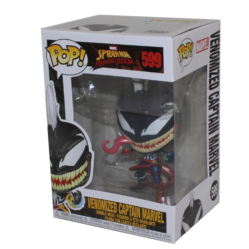 Funko POP! Marvel - Venom S3 Vinyl Bobble Figure - VENOMIZED CAPTAIN MARVEL #599