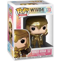 Funko POP! Heroes - Wonder Woman 1984 Vinyl Figure - WONDER WOMAN (Golden Armor) #323