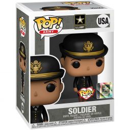 Funko POPs! With Purpose - Military (US Army) Vinyl Figure - SOLDIER (Female #2) USA