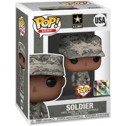 Funko POPs! With Purpose - Military (US Army) Vinyl Figure - SOLDIER (Female #1) USA