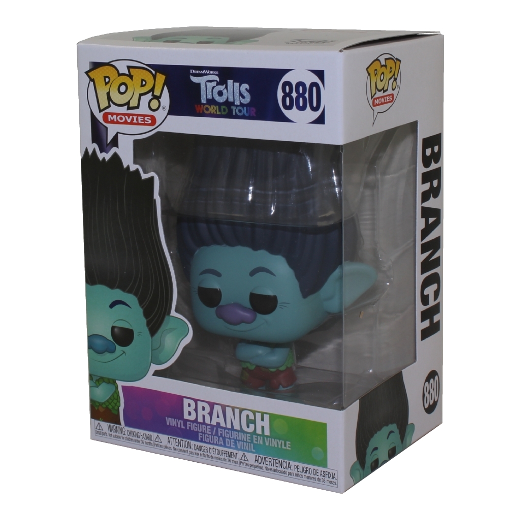 Funko Pop! Trolls World Tour - Branch, 47002, 880, original, toys, boy,  girl, gift, collector, doll, gift, official license
