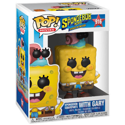 Funko POP! Animation - Spongebob Squarepants S3 Vinyl Figure - SPONGEBOB w/ Gary #916