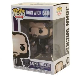 Funko POP! Movies - John Wick S2 Vinyl Figure - JOHN WICK w/ Dog (Black Suit) #580