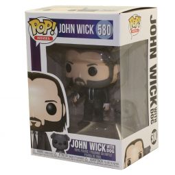Funko POP! Movies - John Wick S2 Vinyl Figure - JOHN WICK w/ Dog (Black Suit) #580 Funko POP! Movies - John Wick S2 Vinyl Figure - JOHN WICK w/ Dog (Black Suit) #580