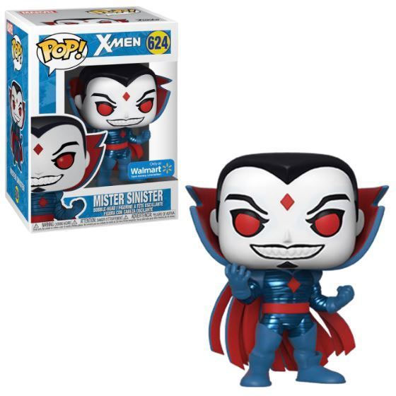 Funko POP! X-Men Vinyl Bobble Figure - MISTER SINISTER (Metallic) #624 *Walmart Exclusive*