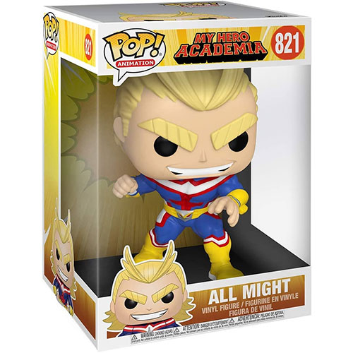 Funko POP! - My Hero Academia Vinyl Figure - ALL MIGHT #821 (10 inch): BBToyStore.com - Toys, Plush, Cards, Action Figures Games online retail store shop sale