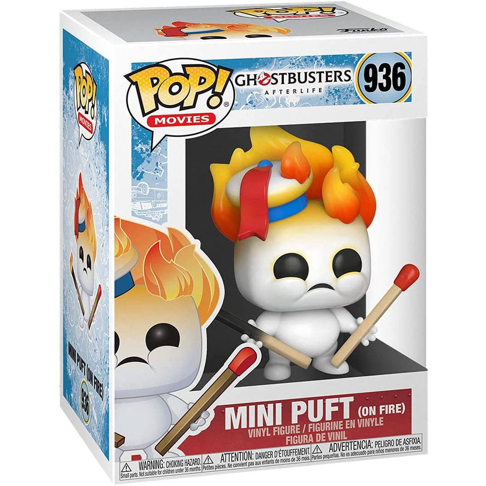 Funko POP! Movies - Ghostbusters Afterlife Vinyl Figure - MINI PUFT (On Fire) #936