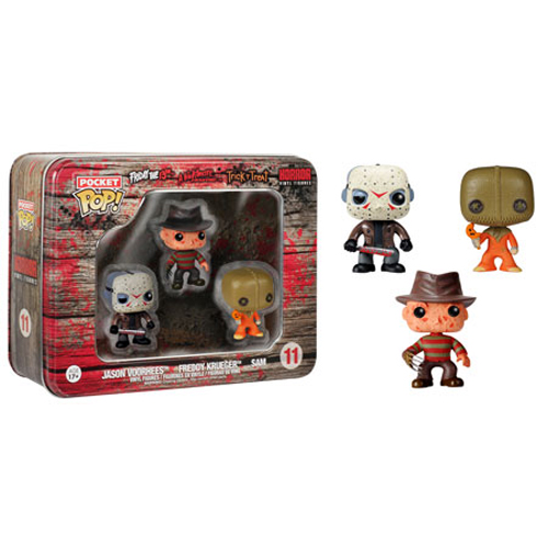 Funko Pocket POP! Tin - Horror - FREDDY, JASON & SAM