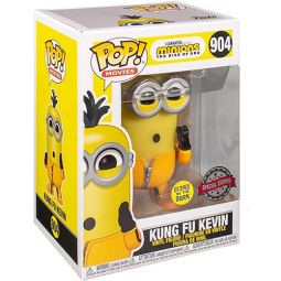 Funko POP! Movies - Minions Rise of Gru Vinyl Figure - KUNG FU KEVIN (Glow) #904 *Exclusive*