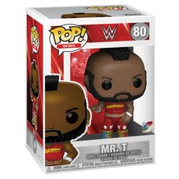 Funko POP! WWE Wave 12 NWSS Vinyl Figure - MR. T (Hulkamania Shirt) #80
