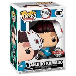Funko POP! Animation - Demon Slayer Vinyl Figure - TANJIRO KAMADO (Mask) #867 *Exclusive* Funko POP! Animation - Demon Slayer Vinyl Figure - TANJIRO KAMADO (Mask) #867 *Exclusive*