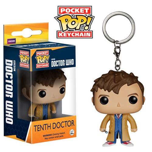 Funko Pocket POP! Keychain - Doctor Who - TENTH DOCTOR (10th) (1.5 inch)