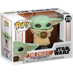 Funko POP! Star Wars The Mandalorian Vinyl Bobble Figure - THE CHILD WITH CUP #378