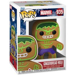 Funko POP! Marvel Holiday 2021 Vinyl Bobble Figure - GINGERBREAD HULK #935