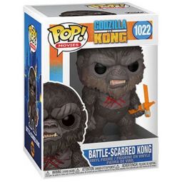 Funko POP! Movies - Godzilla vs. Kong Vinyl Figure - BATTLE-SCARRED KONG #1022 Funko POP! Movies - Godzilla vs. Kong Vinyl Figure - BATTLE-SCARRED KONG #1022