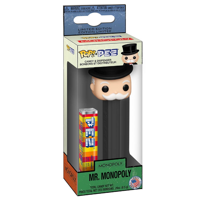 Funko POP! PEZ Dispenser - Retro Toys - MR. MONOPOLY (Uncle Pennybags)