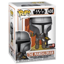 Funko POP! Star Wars Vinyl Bobble Figure - THE MANDALORIAN (Flying) #408 *Exclusive*