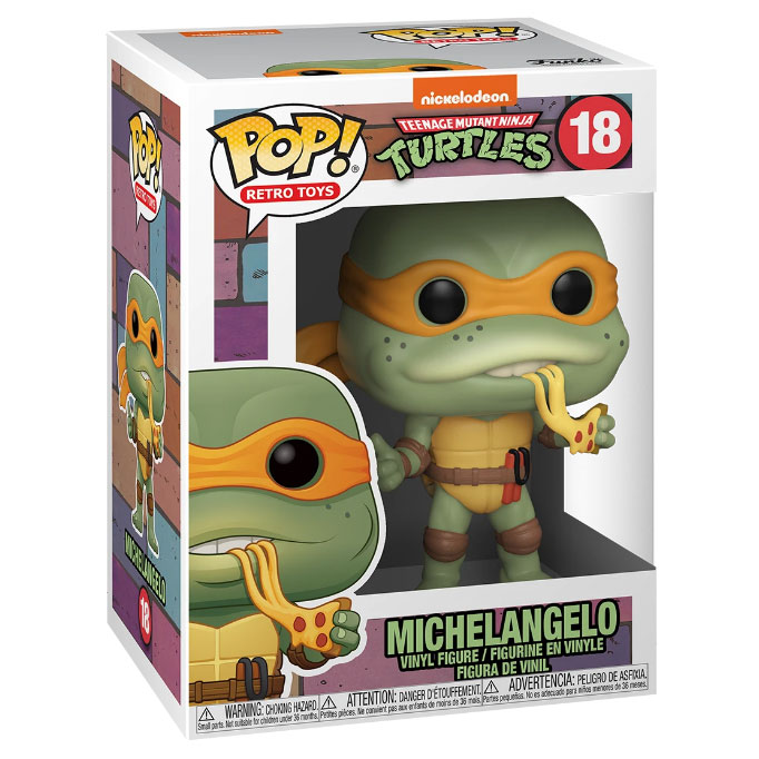 Funko POP! Teenage Mutant Ninja Turtles (TMNT) S3 Vinyl Figure - MICHELANGELO #18