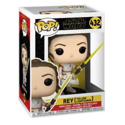 Funko POP! Star Wars Rise of Skywalker Ep. 9 S2 Vinyl Bobble - REY (Yellow Lightsaber) #432 Funko POP! Star Wars Rise of Skywalker Ep. 9 S2 Vinyl Bobble - REY (Yellow Lightsaber) #432