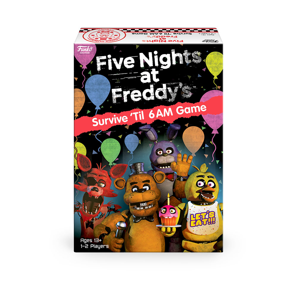 Funko Family Card Games - Five Nights at Freddy's - SURVIVE 'TIL 6 AM GAME