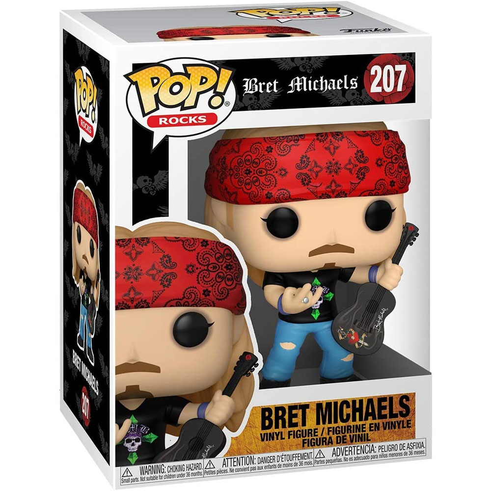 Funko POP! Rocks Vinyl Figure - BRET MICHAELS #207