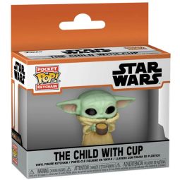 Funko Pocket POP! Keychain - The Mandalorian S1 - THE CHILD WITH CUP (Preorder Ships TBD)