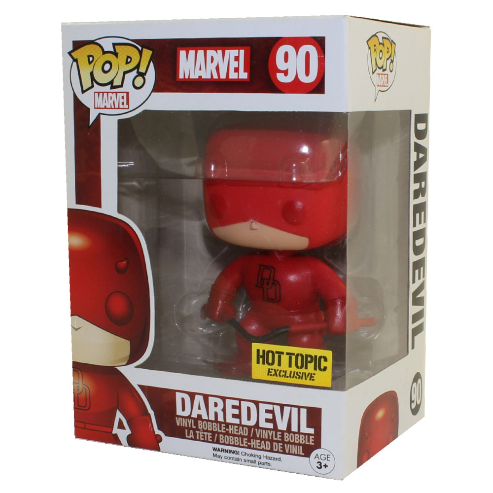 Funko POP! Marvel Vinyl Bobble-Head - DAREDEVIL (Red) #90 *Exclusive*