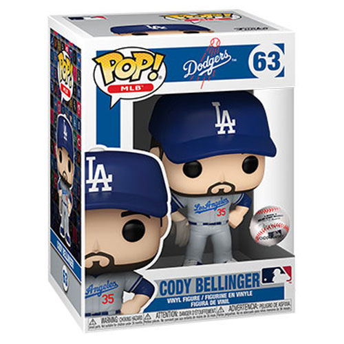 Funko POP! MLB Wave 6 Vinyl Figure - CODY BELLINGER (Los Angeles Dodgers) #63