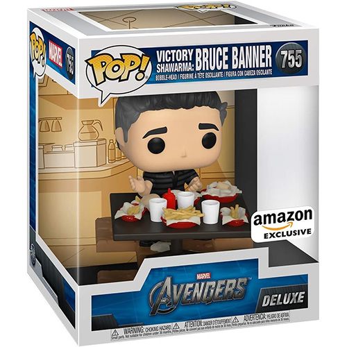 Funko POP! Deluxe Marvel Avengers Vinyl Figure - VICTORY SHAWARMA: BRUCE BANNER #755 *Exclusive*