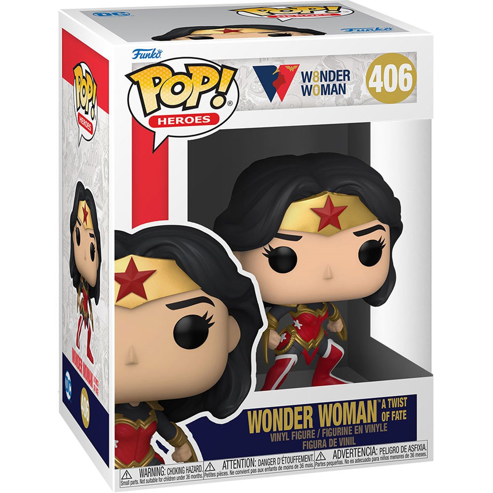 Funko POP! Movies - Wonder Woman (80 Years) Vinyl Figure - WONDER WOMAN (A Twist of Fate) #406