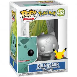 Funko POP! Games - Pokemon S7 Vinyl Figure - BULBASAUR (Silver/Metallic) #453