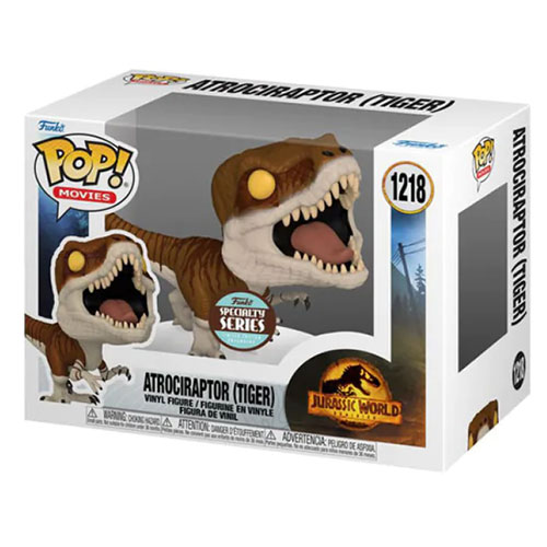 Funko POP! Movies - Jurassic World Dominion Vinyl Figure - ATROCIRAPTOR (Tiger) #1218