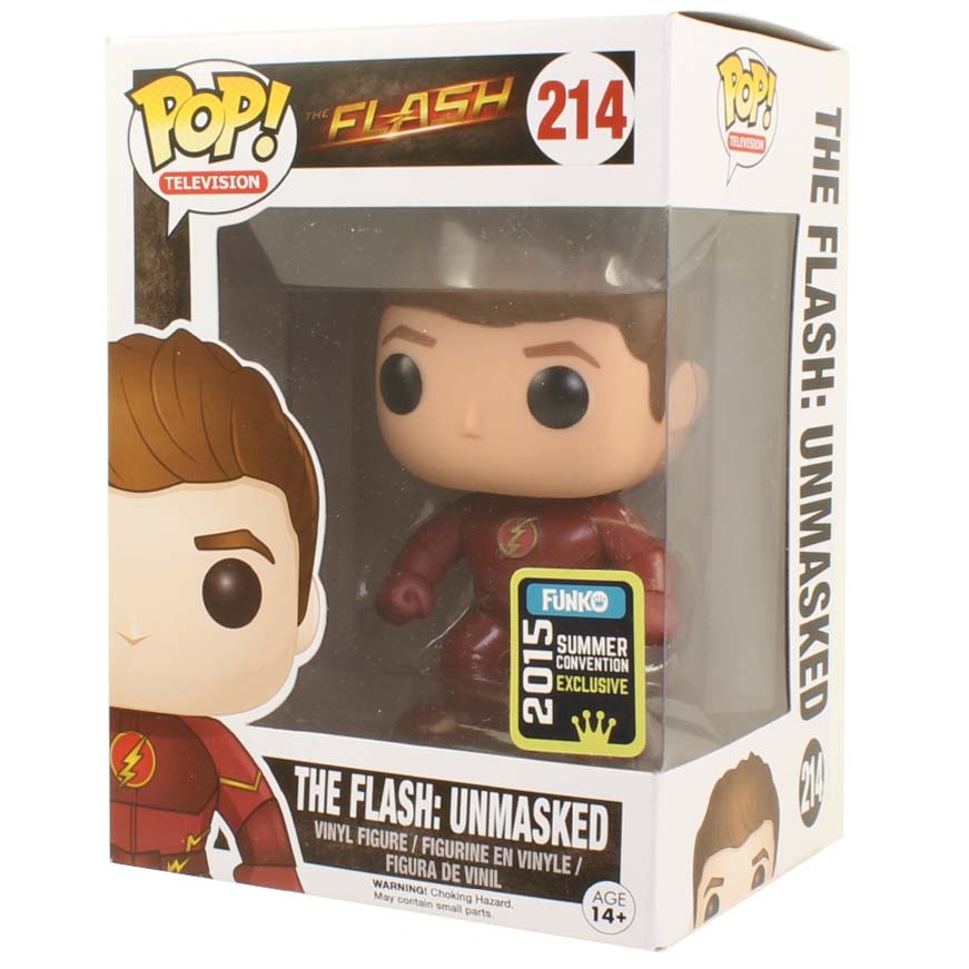 Funko POP! TV - The Flash Vinyl Figure - THE FLASH (Unmasked) *2015 Funko Summer Con Exclusive*