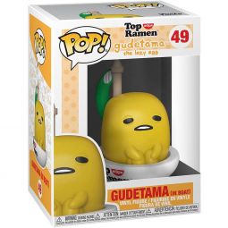 Funko POP! Sanrio - Top Ramen: Gudetama the lazy egg Vinyl Figure - GUDETAMA in Boat #49