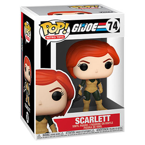 Funko POP! Retro Toys - GI Joe Series 4 Vinyl Figure - SCARLETT #74