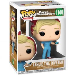 Funko POP! Television - Parks and Recreation S2 Vinyl Figure - LESLIE THE RIVETER #1146