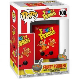 Funko POP! Foodies S2 Vinyl Figure - Post - FRUITY PEBBLES CEREAL BOX #108