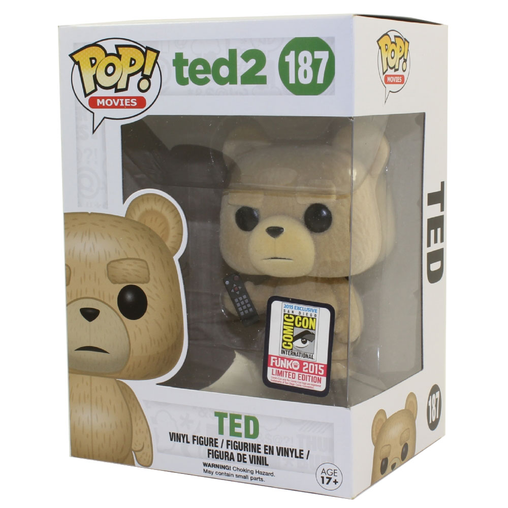 Funko POP! Movies - TED 2 Vinyl Figure - TED (Flocked) *Exclusive*