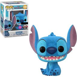 Funko POP! Disney - Lilo & Stitch Vinyl Figure - STITCH [Flocked] #1045 *Exclusive*