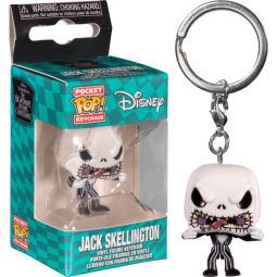 Funko Pocket POP! Keychain - Nightmare Before Christmas - JACK SKELLINGTON (Scary Face)(1.5 in)