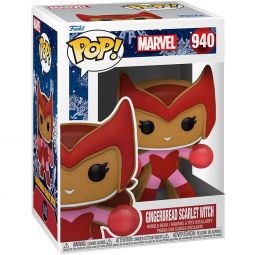 Funko POP! Marvel Holiday 2021 Vinyl Bobble Figure - GINGERBREAD SCARLET WITCH #940