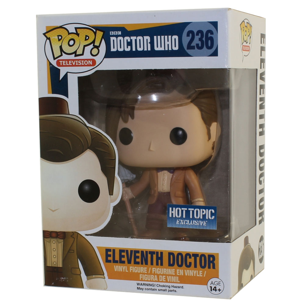 Funko POP! Television - Doctor Who Vinyl Figure - ELEVENTH DOCTOR (Fez & Mop) #236 *Exclusive*