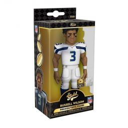Funko Gold Premium Vinyl Figure - NFL Wave 1 - RUSSELL WILSON (White Seahawks Jersey)(5 in) *CHASE*