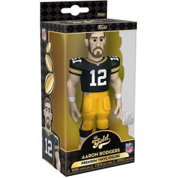 Funko Gold Premium Vinyl Figure - NFL W1 - AARON RODGERS (Green Bay Packers Jersey)(5 inch)