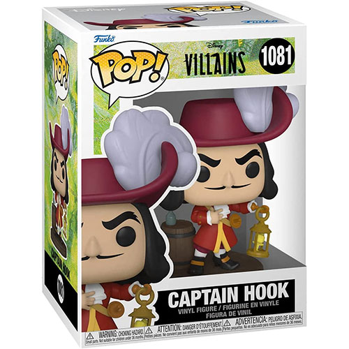 Funko POP! Disney Villains Vinyl Figure - CAPTAIN HOOK (Peter Pan) #1081
