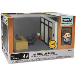 Funko TV Mini Moments Vinyl Figure Set - The Office - JIM HALPERT (Mustache) *CHASE*