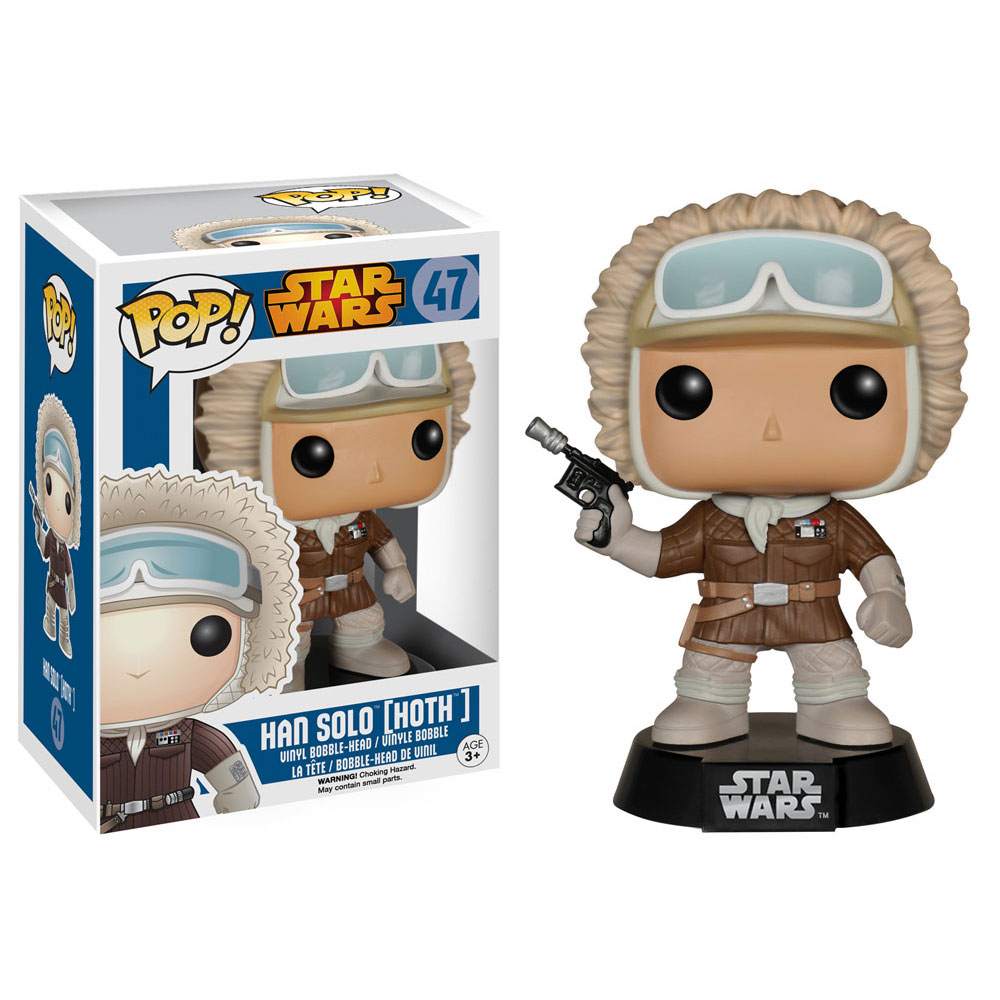 Funko POP! Star Wars Vinyl Bobble-Head - HAN SOLO (Hoth) #47 *Game Stop Exclusive*